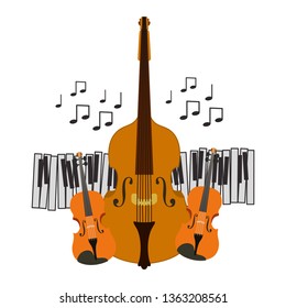 musical instruments isolated icon