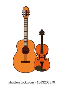 musical instruments isolated icon