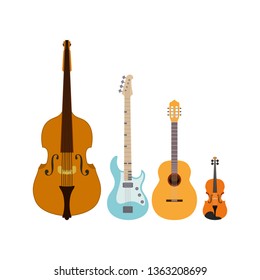 musical instruments isolated icon