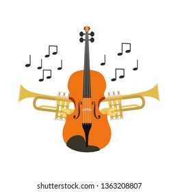 musical instruments isolated icon