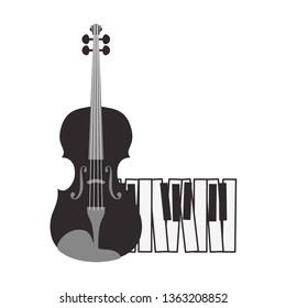 musical instruments isolated icon