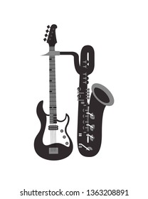 musical instruments isolated icon