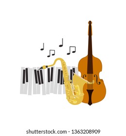 musical instruments isolated icon