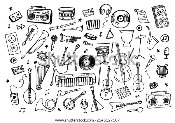 201 Hand Drawn Bagpipe Images, Stock Photos & Vectors | Shutterstock