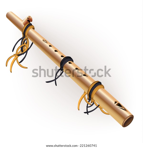 Musical Instruments Series Traditional Native American 库存矢量图（免版税 ...