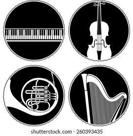 musical instruments set