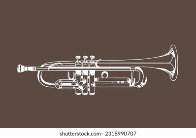 musical instruments of sketch. Vector graphic arts sketch of drawing violin (black pen). Vector hand drawn illustration of classical acoustic violin with bow in vintage engraved style.