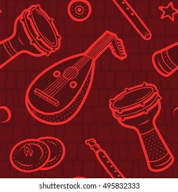 Musical instruments. Turkish music.