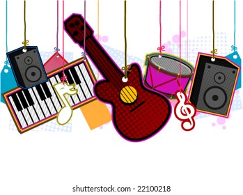 Musical Instruments - Vector
