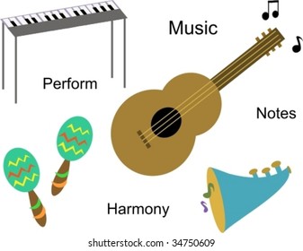 Musical Instruments Vector