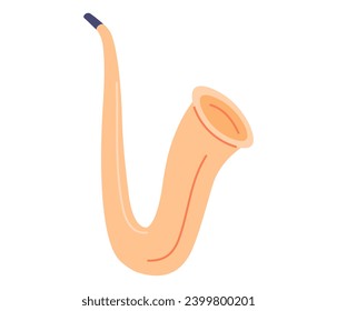 Musical instruments vector illustration. World Music Day embraces diversity tunes, harmonizing cultures Instrumental leisure offers serene escape into world rhythmic bliss. Yellow saxophone