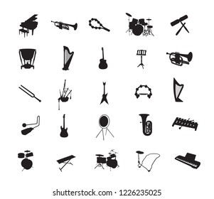 Musical instruments vectors