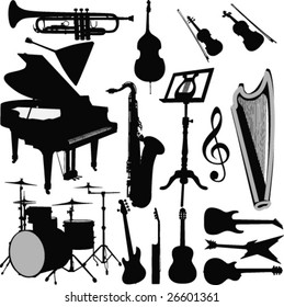 Musical instruments-vector