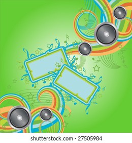 Musical iridescent abstraction