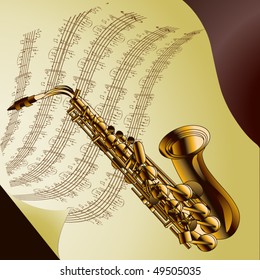 musical jazz vector background