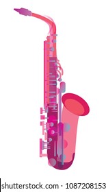 musical jazz vector saxophone