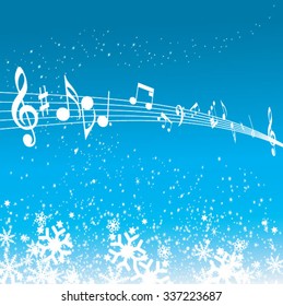 Musical Key with notes row