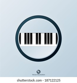 musical keyboard symbol