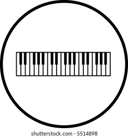 musical keyboard symbol