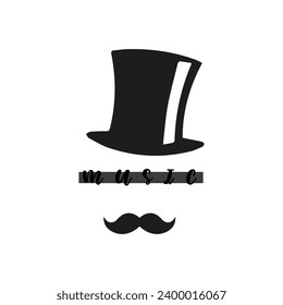 Musical logo. Evening of music. Vector graphics