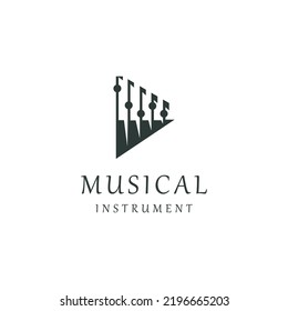 Musical logo icon vector image