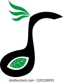 musical logo vector