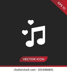 Musical love icon