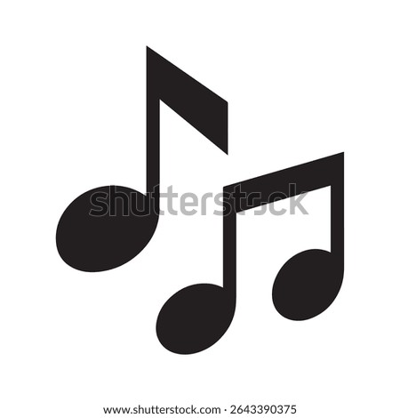 Musical Melody Harmony in Graphic Black and White Design, Rhythm and Tempo Notes, A Timeless Symbol of Artistic Expression, Melodic Cadence for Sound Enthusiasts
