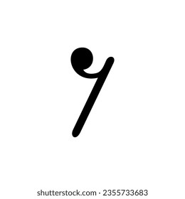 Musical Notation Sign Theory, Musical Key Icon Symbol, can use for Art Illustration, Pictogram, Website, Musical Poster or Graphic Design Element. Vector Illustration