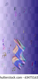 musical note art design