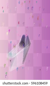 musical note art elements
