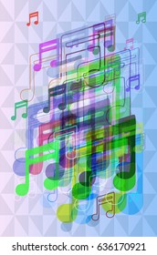 musical note art icon