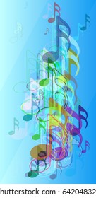 musical note art icon