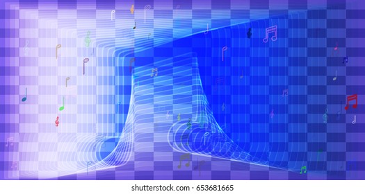 musical note art icon