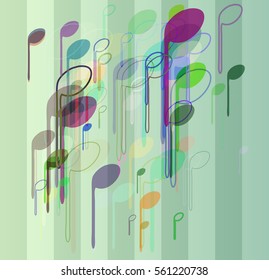 musical note art idea