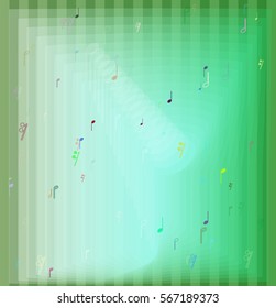 musical note art vector