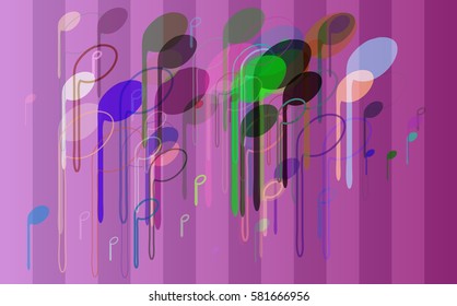 musical note art vector