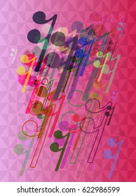 musical note background art