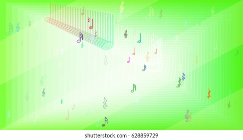 musical note background art