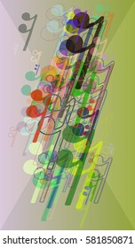 musical note background design