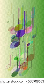 musical note background design