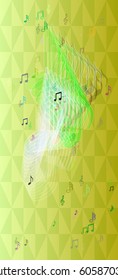 musical note background design