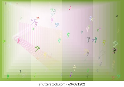 musical note background idea