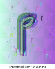 musical note background idea