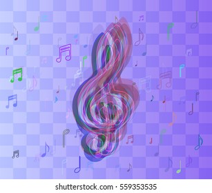 musical note background texture