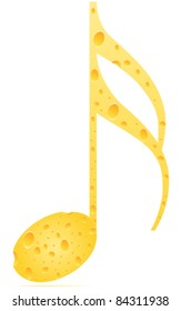 musical note cheese patter