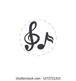 musical note colorful vector flat icon. musical note colorful vector flat icon. musical note colorful vector flat icon. 