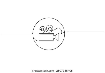 Nota musical Ilustración de línea continua, Clave y notas agudas continuas de una línea, notas musicales, Ilustración vectorial A o La., Ilustración de boceto de Vector de nota de arte de línea de música continua