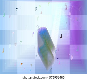 musical note design art