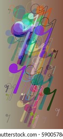 musical note design art